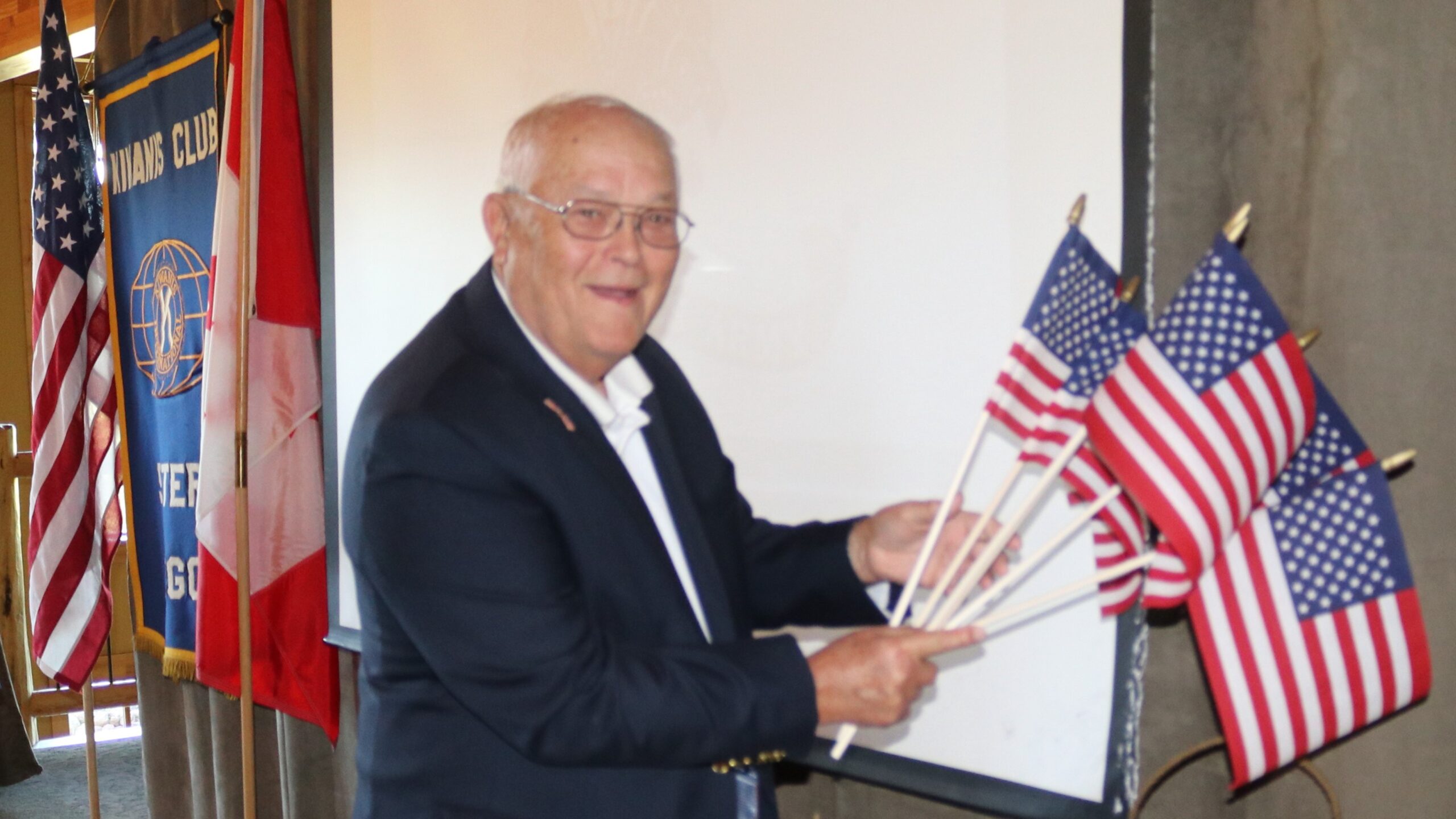 Earl Educates Club on Armed Forces Day