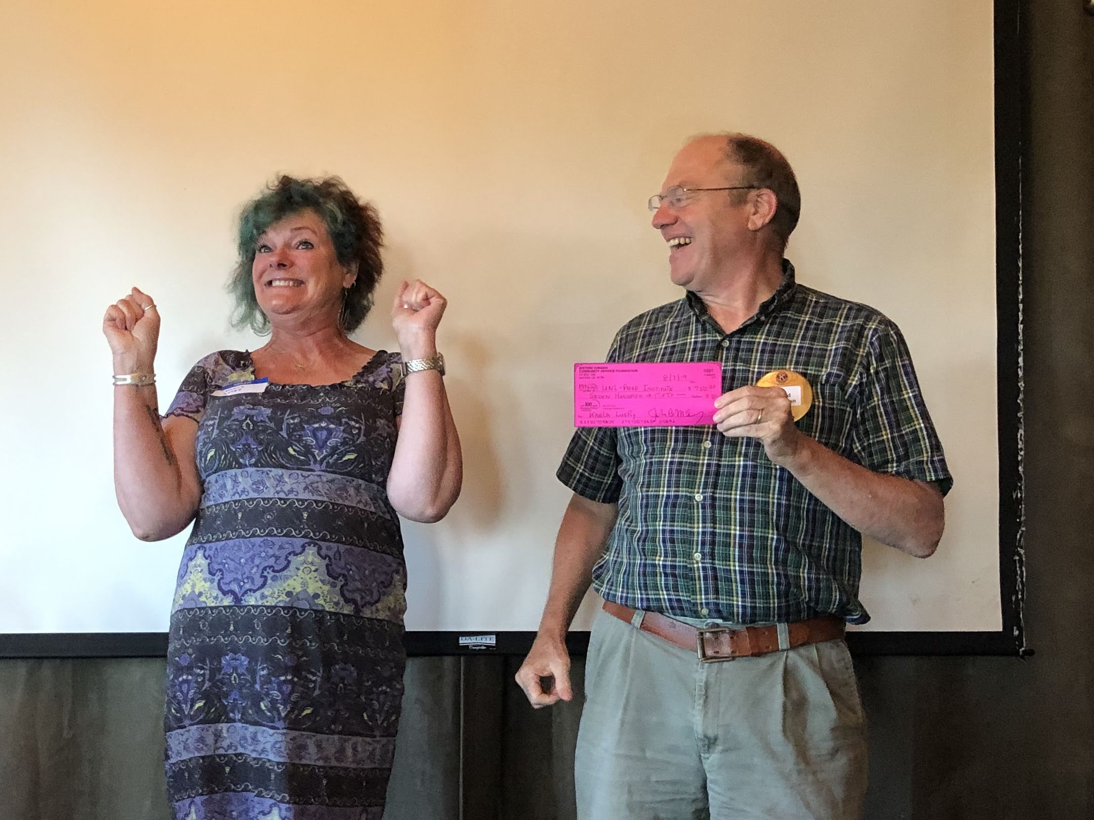 Kiwanis helps woman pursue her mission