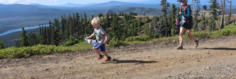 Little guy makes it to the top